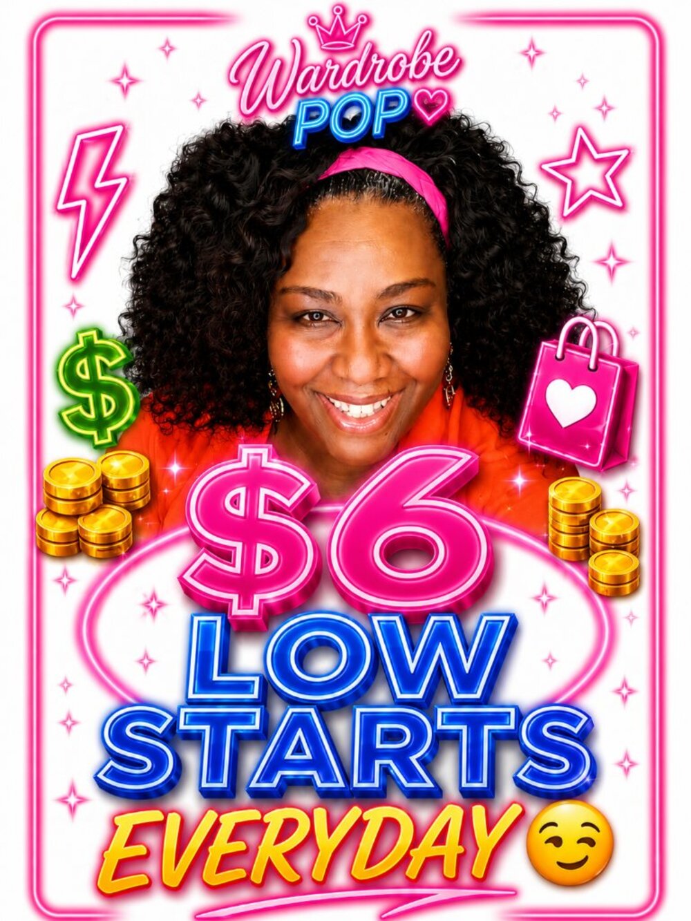 📢$6 STARTS EVERY DAY WITH WARDROBE POP!